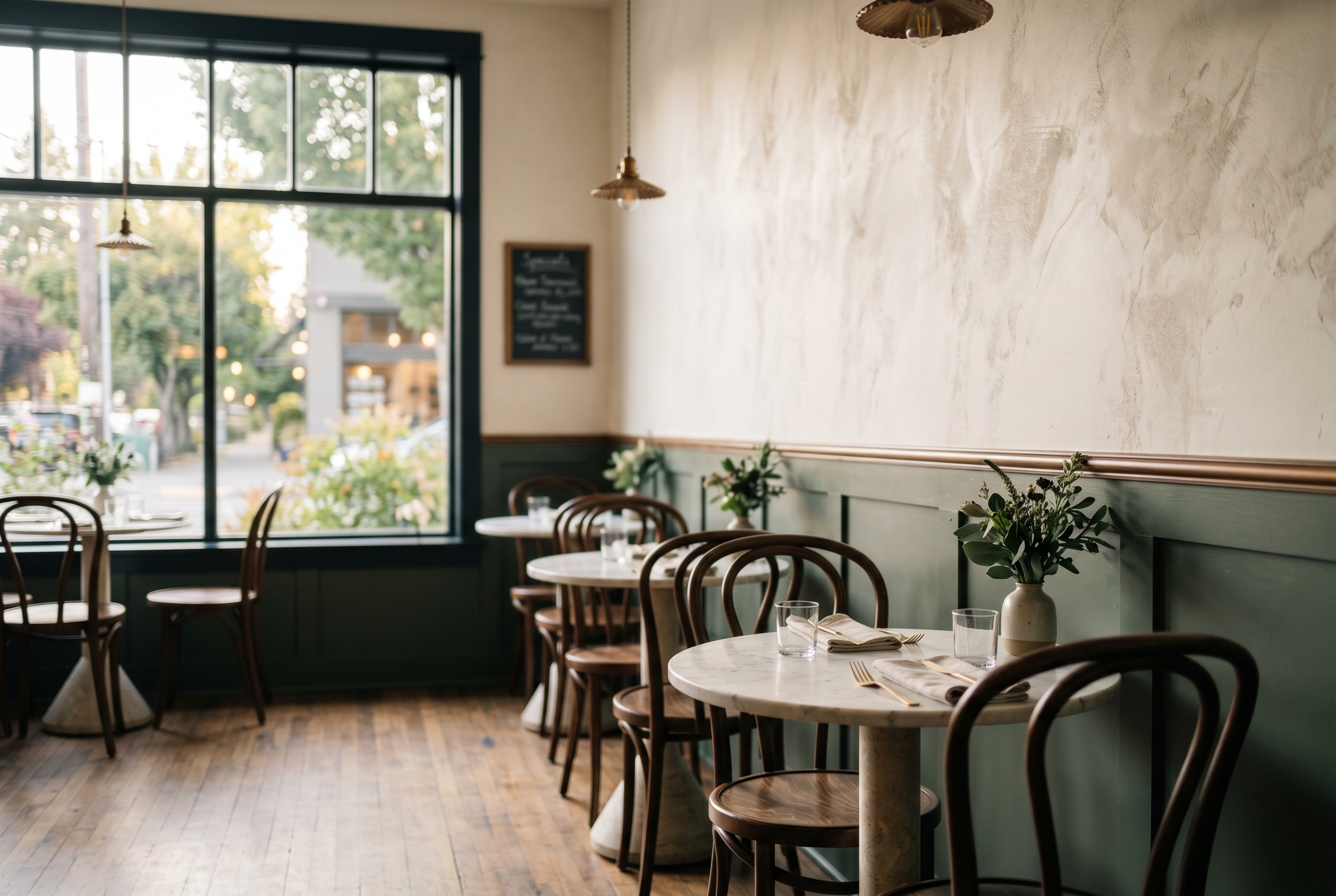 Light commercial repaint · Phinney Ridge bistro